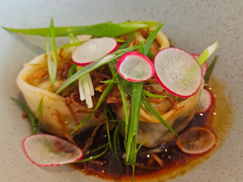 Coonawarra Experiences Ottelia vegetable dish with roasted pumpkin, greens and fresh radish